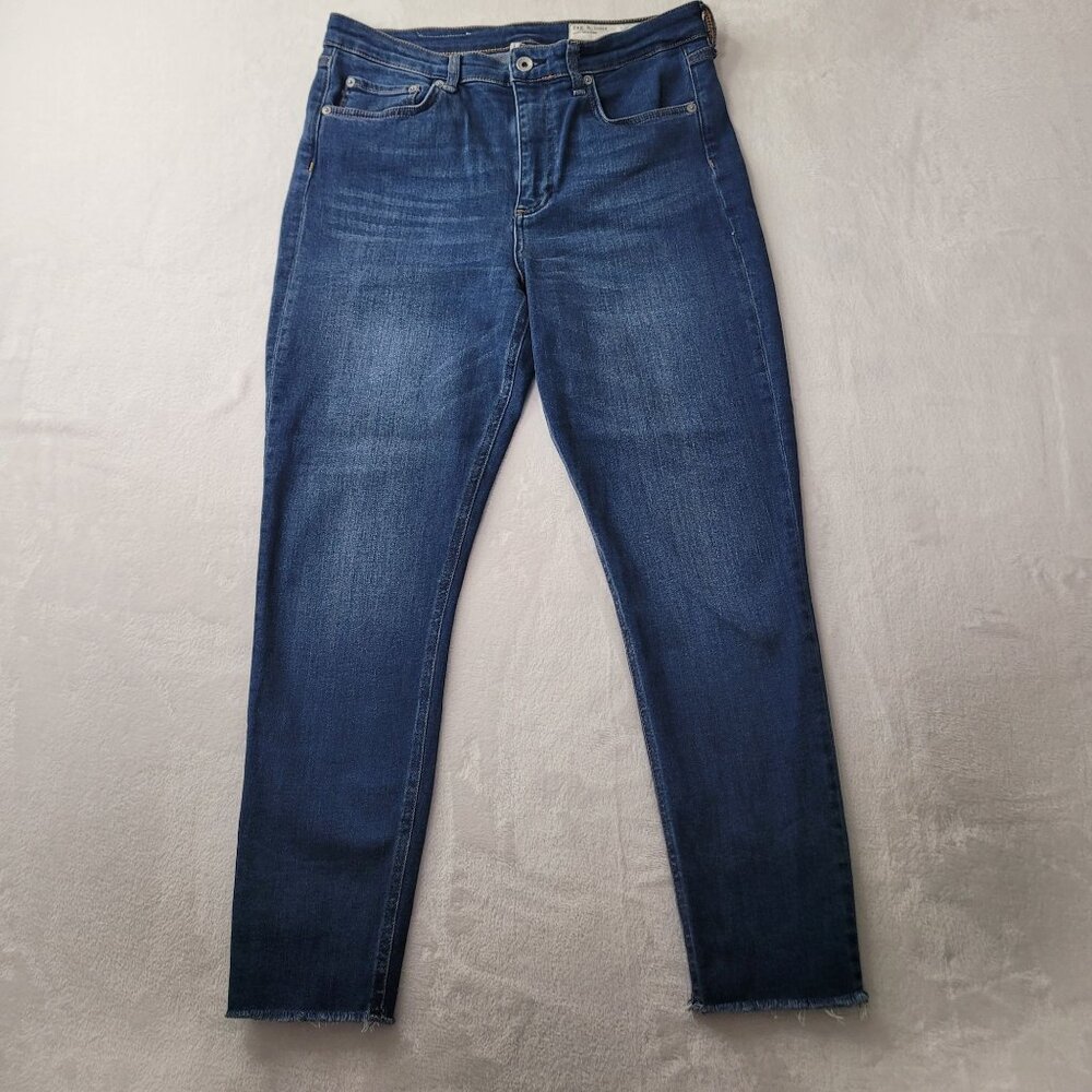 Rag & Bone Jasper Women's Blue High-Rise Skinny Denim Jeans Size 31